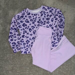 Zella Purple Leopard Kids Matching Set